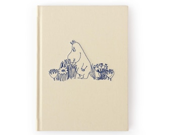 3P4 x Moomin® - Moomintroll Garden Embroidered Journal