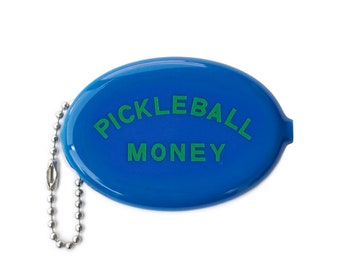 Rubber Squeeze Coin Pouch - Pickleball Money