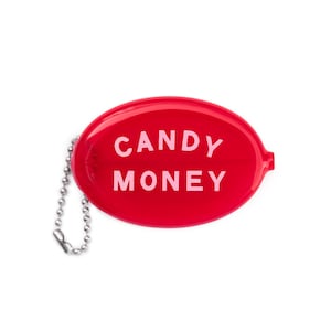 Porta monete - Candy Money (rosso traslucido)