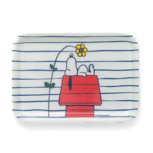 Three Potato Four x Peanuts® - Doghouse Flower vintage dienblad