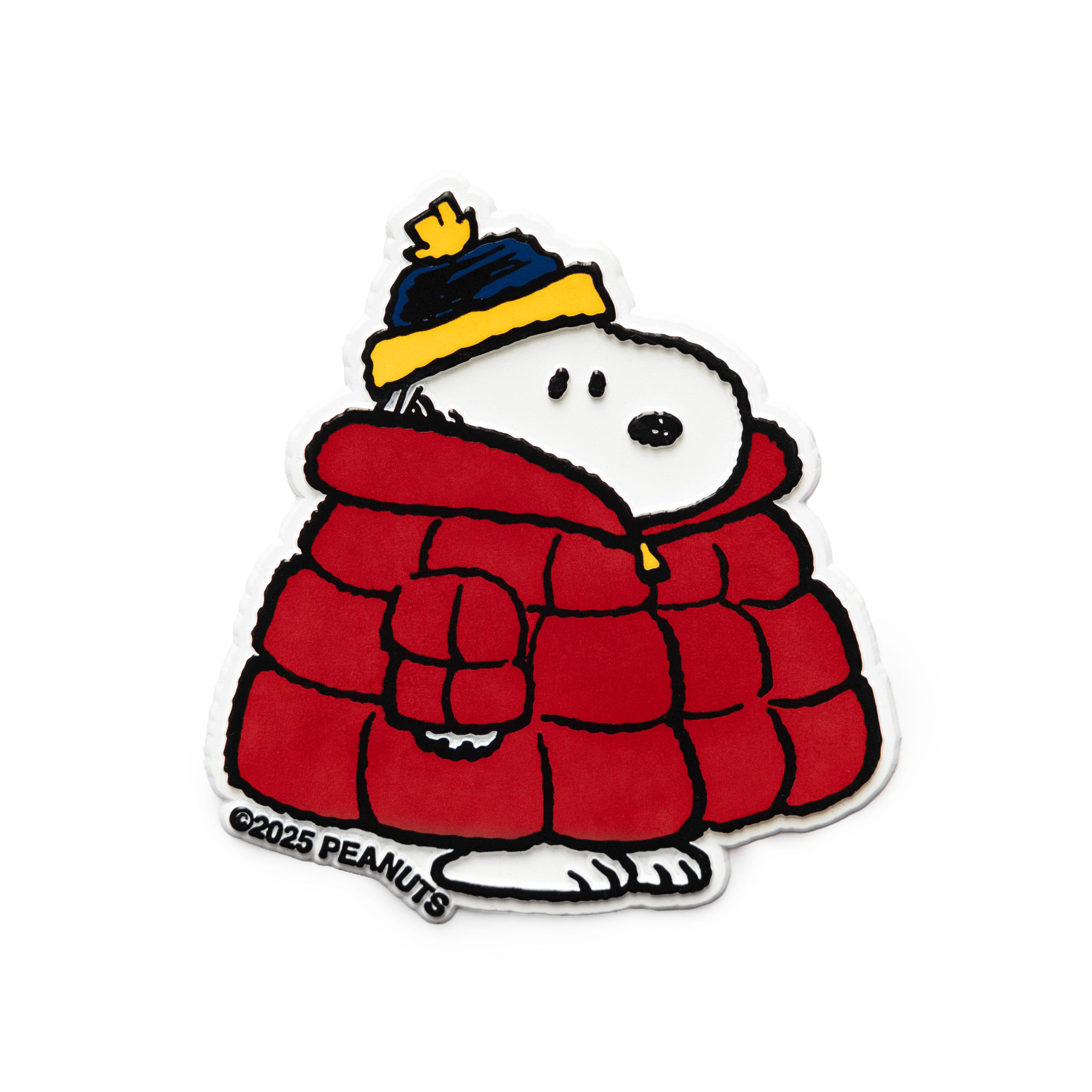 3P4 X Peanuts® - Snoopy Puffy Coat Magnet - Etsy