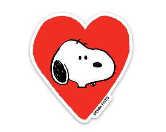 3P4 x Peanuts® Valentine Sticker - Snoopy Heart