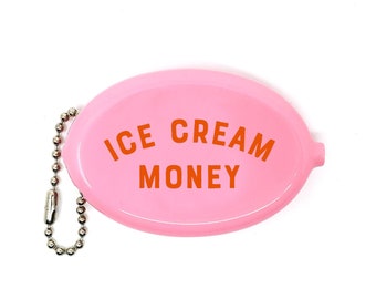 Portamonete in gomma con chiusura a pressione - Soldi per gelato