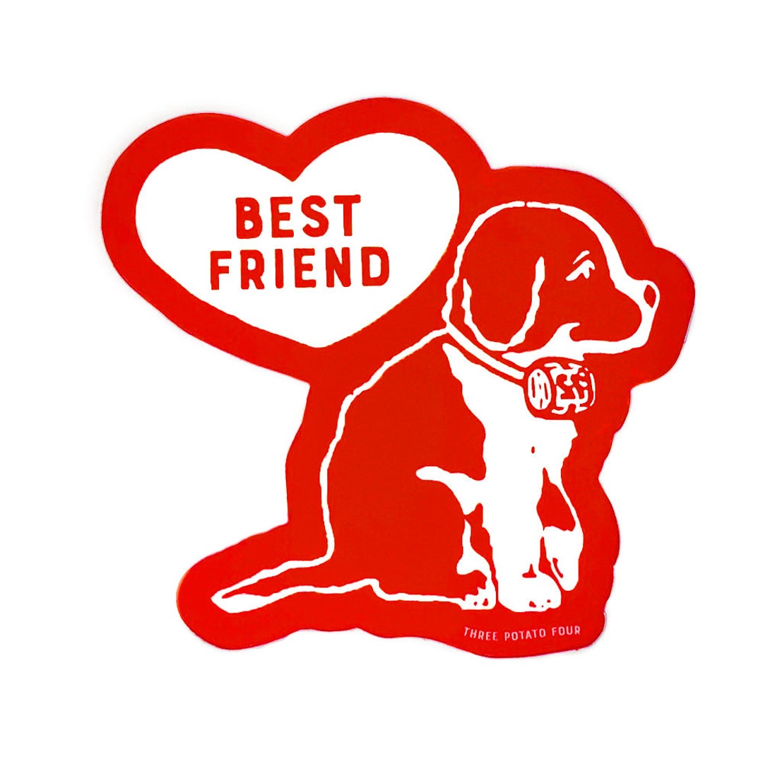 Sticker - Best Friend (dog) - Etsy