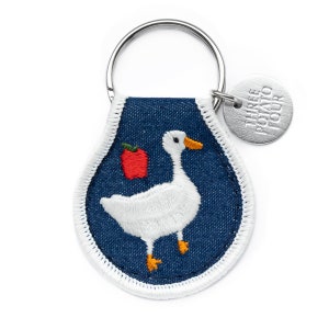 Porte-clés écusson - Cottage Goose