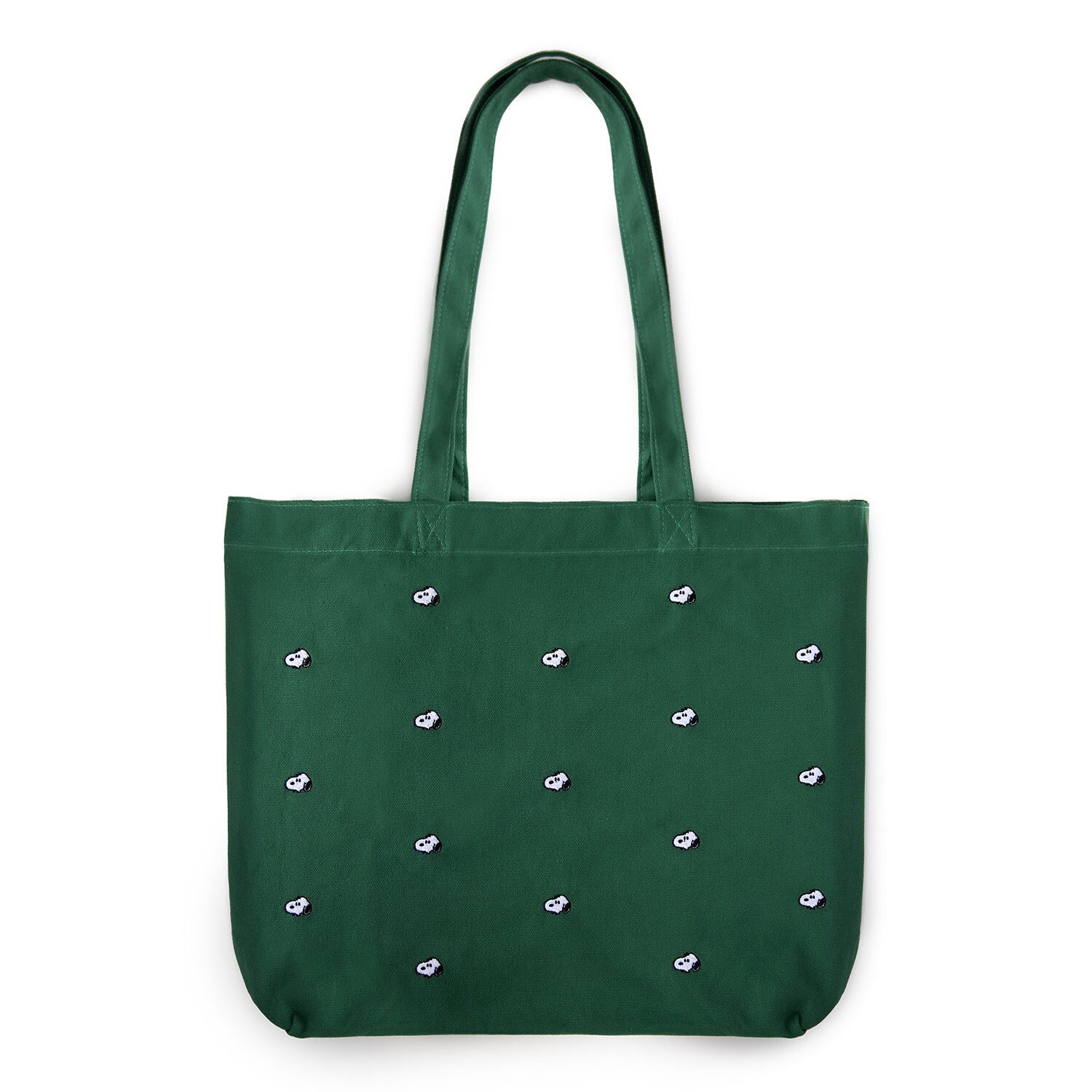3P4 x Peanuts® - Snoopy Embroidered Tote Bag (Forest)