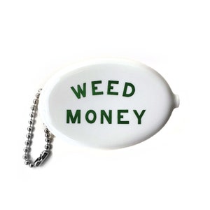 Custodia per monete in gomma da spremere - Weed Money