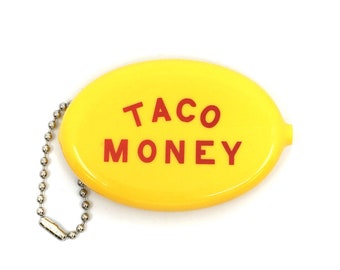 Rubber Squeeze Coin Pouch - Taco Money