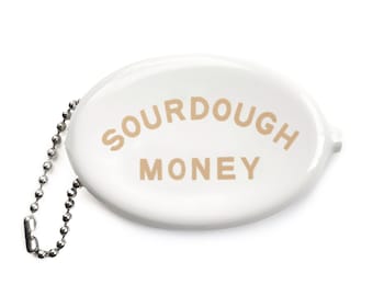 Rubber Squeeze Coin Pouch - Sourdough Money