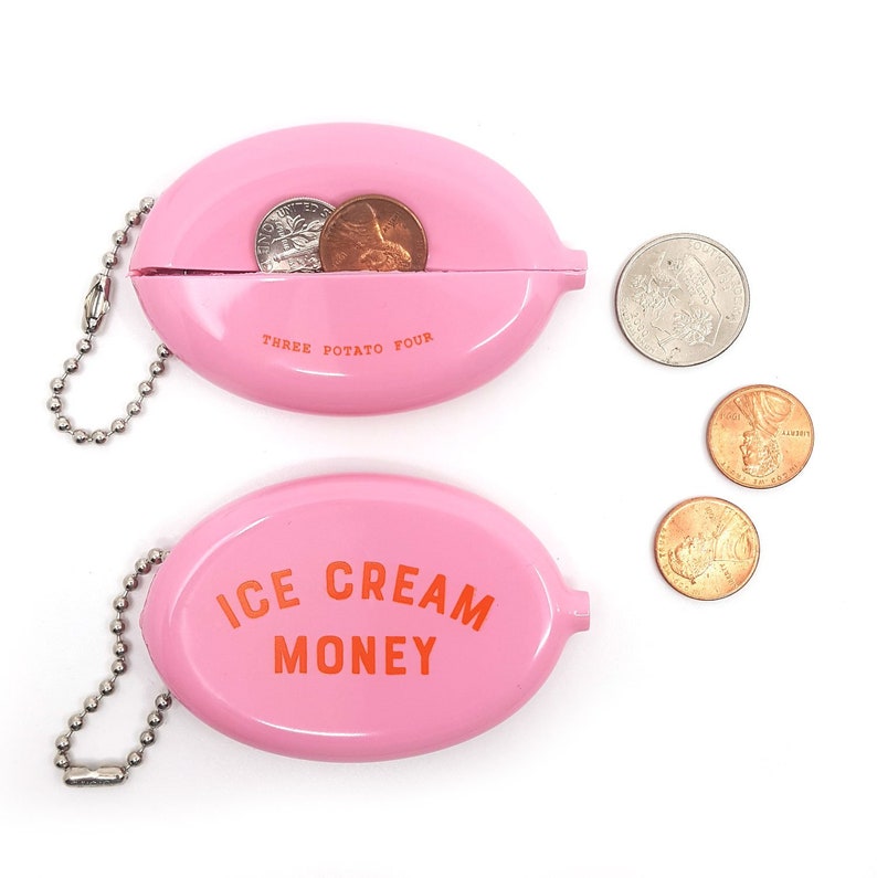 Rubber Squeeze Coin Pouch Ice Cream Money - Etsy