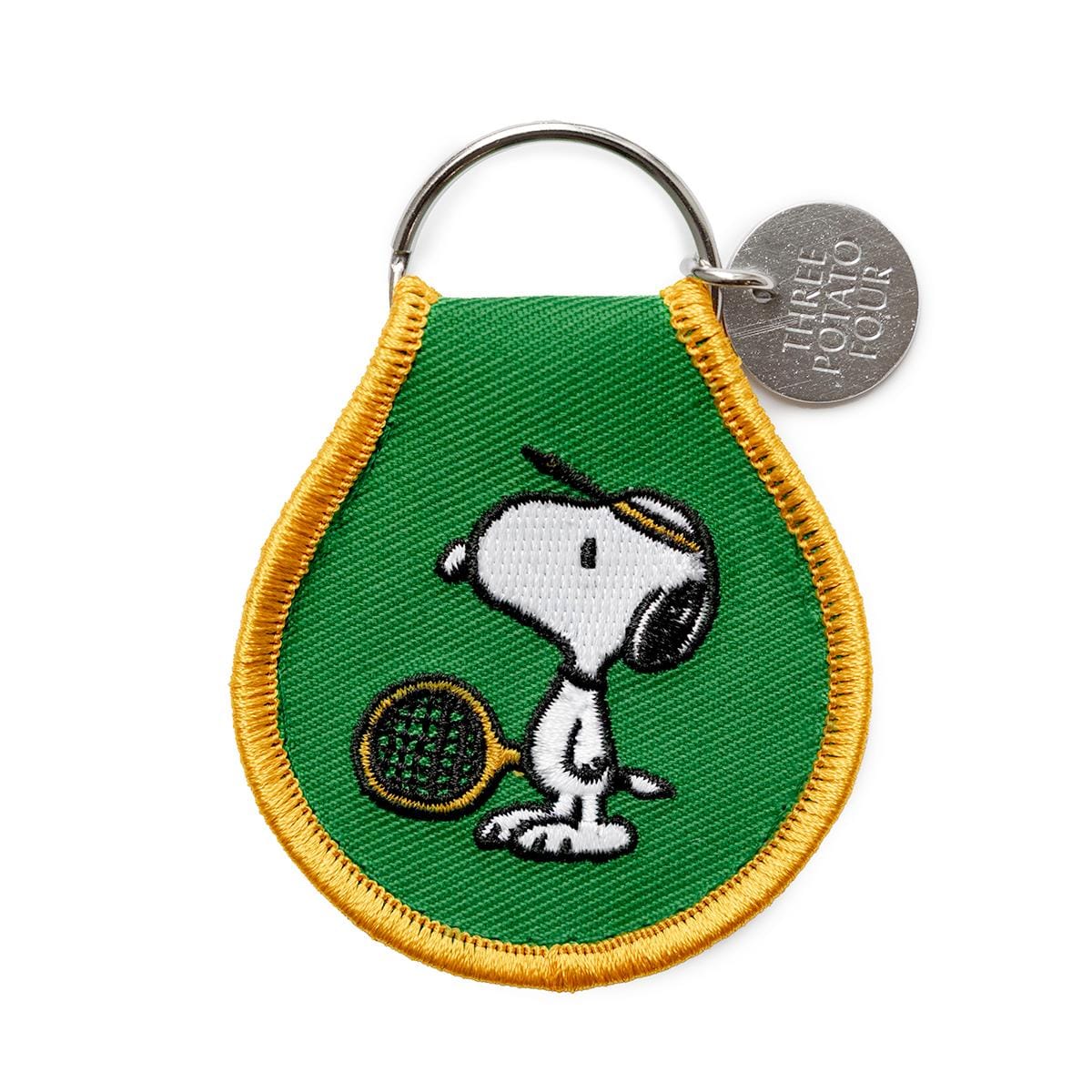 Three Potato Four X Peanuts® - Snoopy Tennis Patch Keychain - Etsy