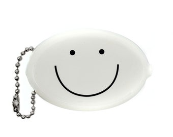 Porte-monnaie Pochette Emoji Jaune - 100% Polyester - Neuf Avec étiquettes - Léger Et Organisé