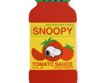 3P4 x Peanuts® Grocery - Snoopy Tomato Sauce Mini Notebook