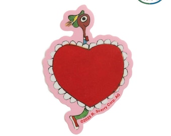 3P4 x Richard Scarry® - Lowly Heart Doily Sticker