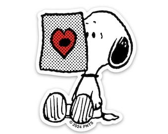 3P4 x Peanuts® Valentine Sticker - Snoopy Love Letter