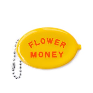 Porta monete - Flower Money (giallo/arancione)