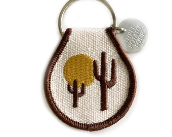 Desert Patch Keychain
