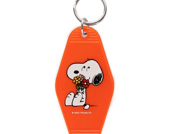 Three Potato Four x Peanuts® - Snoopy Flower Bouquet Key Tag