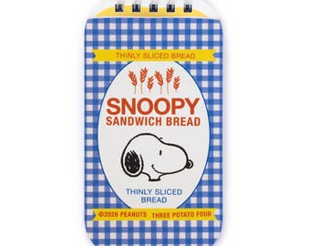 3P4 x Peanuts® Grocery - Snoopy Bread Mini Notebook