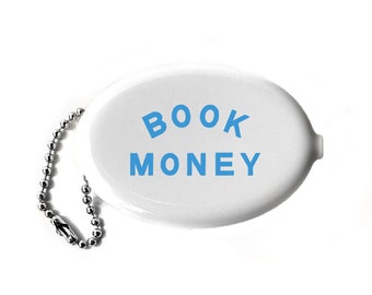 Rubber Squeeze Coin Pouch - Book Money
