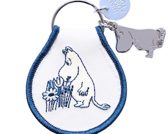 3P4 x Moomin® - Moomintroll Garden Patch Keychain + Charm