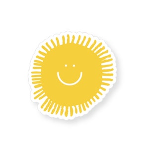 Pegatina - Sol feliz