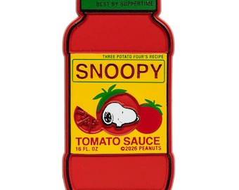 3P4 x Peanuts® Grocery - Snoopy Tomato Sauce Classic Fridge Magnet