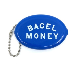 Rubber Squeeze Coin Pouch - Bagel Geld