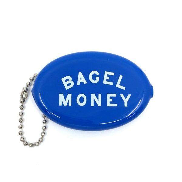 Rubber Squeeze Coin Pouch - Bagel Money
