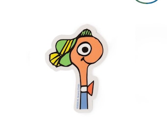 3P4 x Richard Scarry® - Lowly Worm Sticker