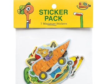 3P4 x Richard Scarry® - Busy Town Mini Sticker Pack