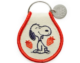 3P4 x Peanuts® - Snoopy Strawberry Patch Keychain