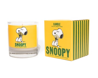 3P4 x Peanuts® Candle - Snoopy Flower Bouquet (Wildflower Fern)