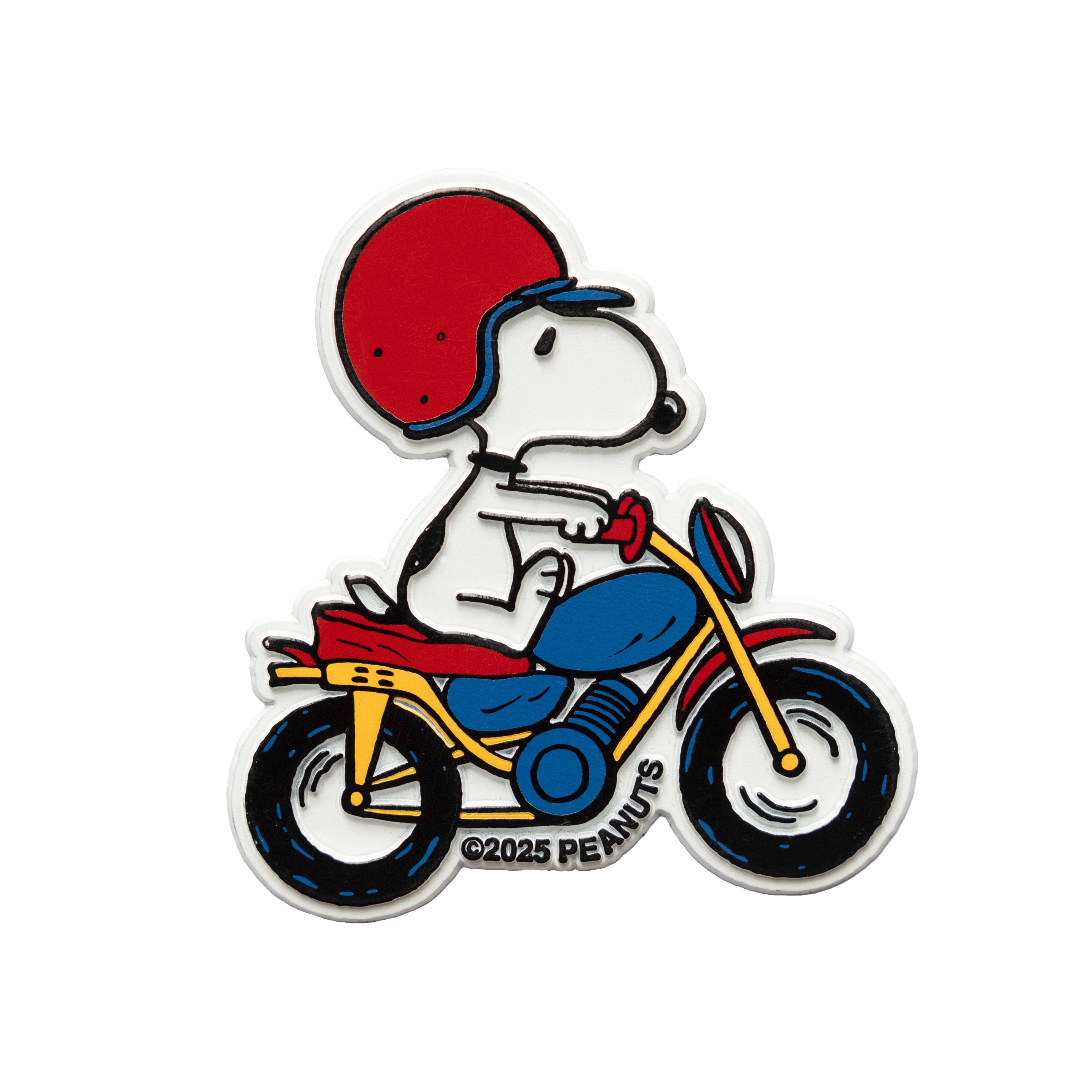 その他 snoopy 3P4 X Peanuts® - Snoopy Motorcycle Magnet - Etsy Canada