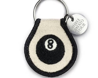 Patch Keychain - 8 Ball