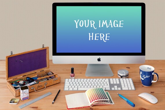 Download Free Mac Computer Desktop Mockup Smart Object Commercial ...