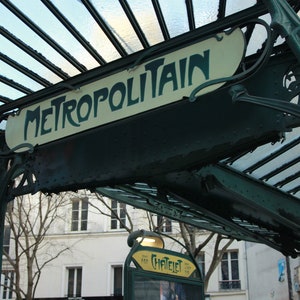 Paris Metro Sign, Arts et Métiers Station, Vintage Decor, Wall Art, Metro Art, Paris Art, Wood Wall Decor image 9