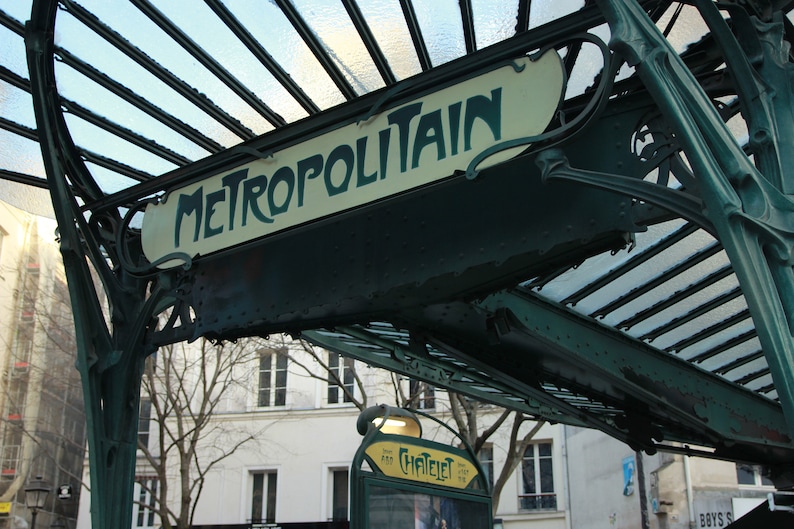 Paris Metro Sign, Arts et Métiers Station, Vintage Decor, Wall Art, Metro Art, Paris Art, Wood Wall Decor image 9