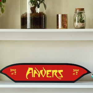 Paris Metro Sign, Antwerp Station, Vintage Decoration, Wall Art, Metro Art, Paris Art, Wooden Wall Decoration, Paris sign