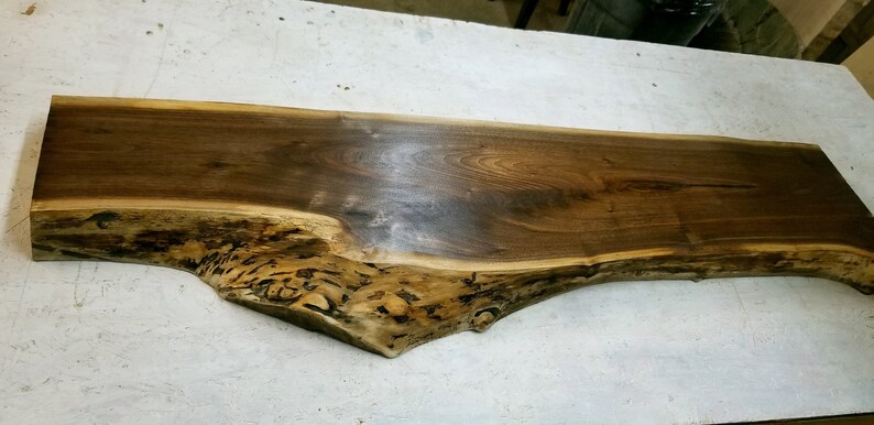376# Live Edge Black Walnut Slab