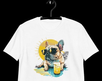 French Bulldog Shirt, Retro French Bulldog T-Shirt, Animal Shirt, Gifts for Animal Lovers, French Bulldog Gift, Frenchie Shirt, Dog Gifts.