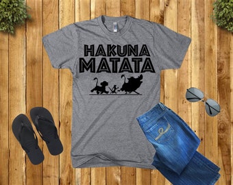 Hakuna Matata Shirts, Funny Disney Shirts, Shirts Disney, Disney Family Shirts, Disney World Shirts, Lion King Shirt, Disney, Clothing.