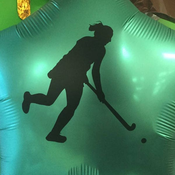 Field Hockey Balloon, Field Hockey Party Decorations, Sports Decoration, Personalized Custom Balloons, High School, Field Hockey Party