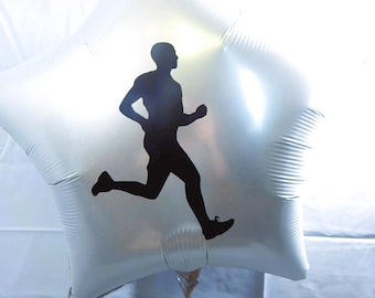 Runner Balloon Decoration, Runner, Male Runner, Track Party Decoration, Male Track and Field, Personalized Balloon, Track and Field