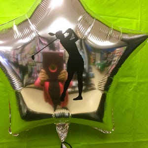 Golf Decoration, Golf Balloon, Golf Event, Golf Party, Personalized Balloon, Custom Balloons, Girl Golfer, Female Golfer