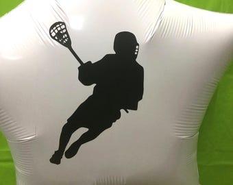 Lacrosse Balloon, Lacrosse Decoration, Male Lacrosse, Boy Lacrosse, Sports Celebration, Sports Banquet, Personalized Custom Balloon