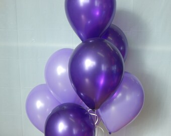 Purple Balloons , Lilac Balloons , Dark Purple Light Purple , Purple Party Decorations , Wedding,  Birthday , Bridal Shower