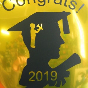 Graduation Decoration, 2025 Personalized Custom Balloons, Boys Graduation , 2025 Graduation Decorations, Male