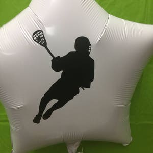 Lacrosse Balloon, Lacrosse Decoration, Male Lacrosse, Boy Lacrosse, Sports Celebration, Sports Banquet, Personalized Custom Balloon