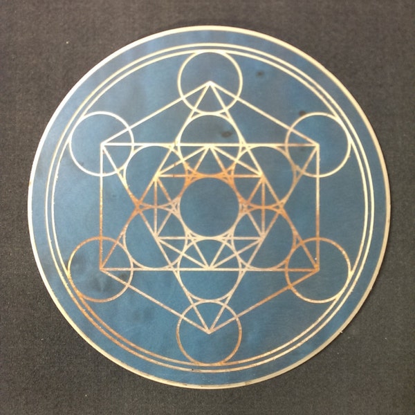 Kubus van Metatron Crystal raster meditatie opladen Pad